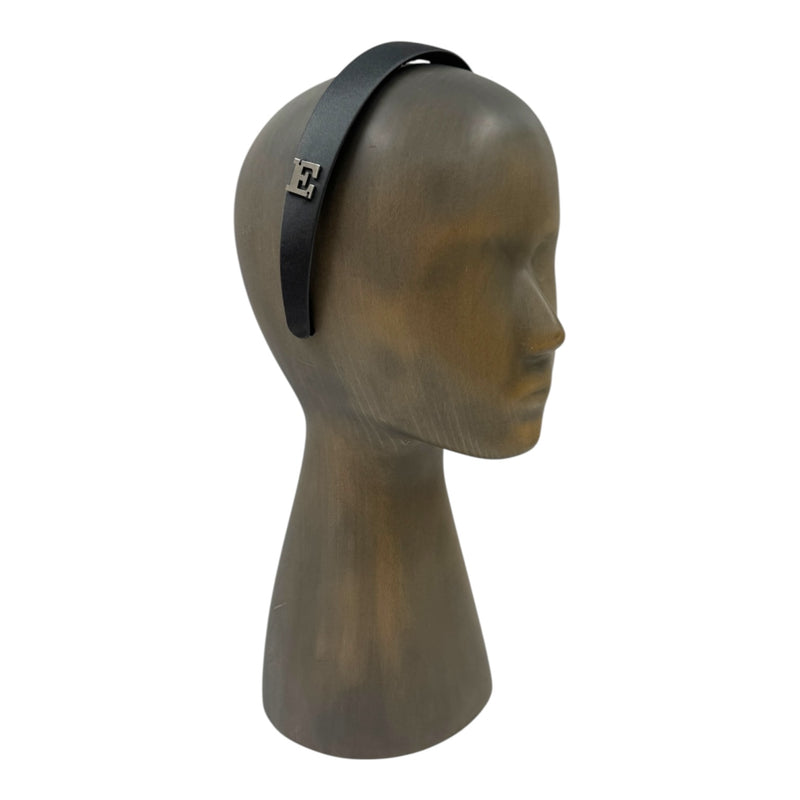 Grey satin headband