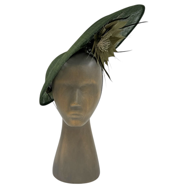 Feather flower Fascinator