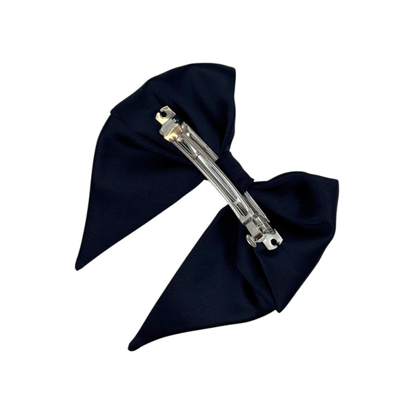 Crossed satin bow