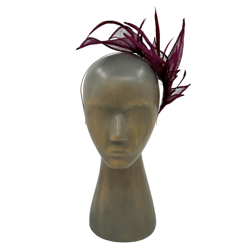 Fuchsia Folio fascinator
