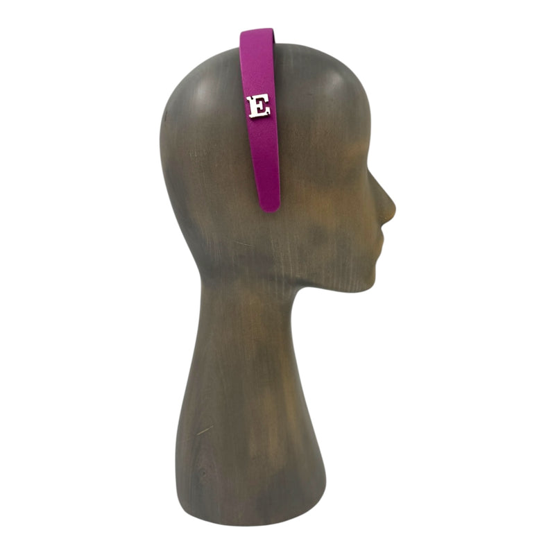 Fuchsia satin headband