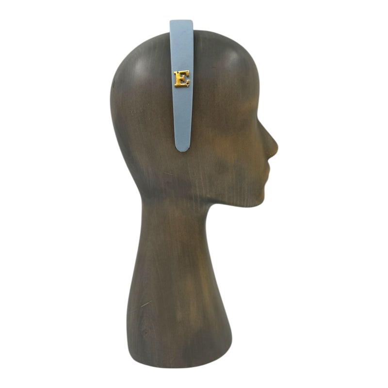 Light blue satin headband