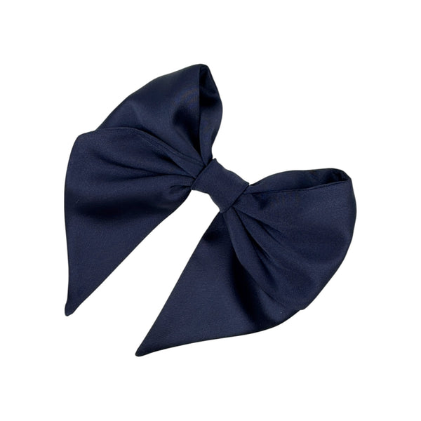 Crossed satin bow