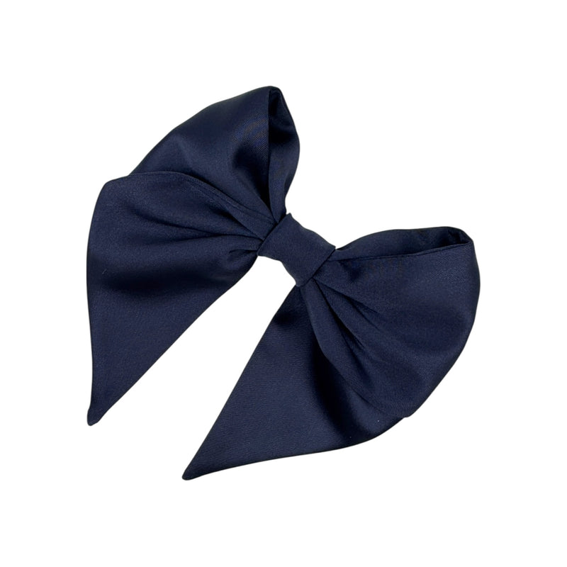 Crossed satin bow