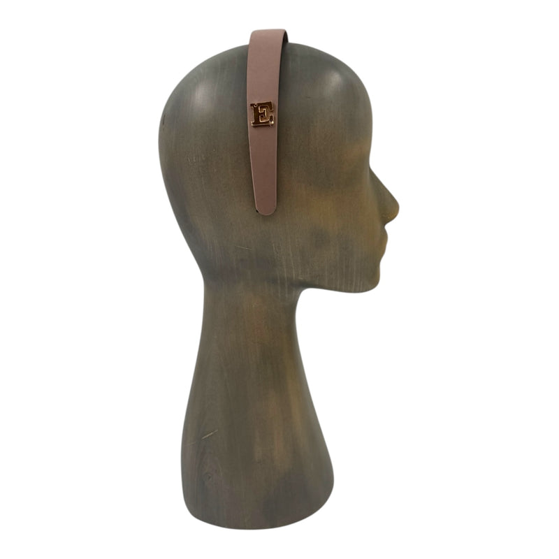 Hazelnut satin headband