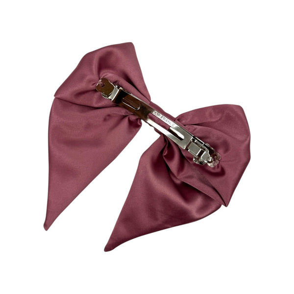 Crossed satin bow