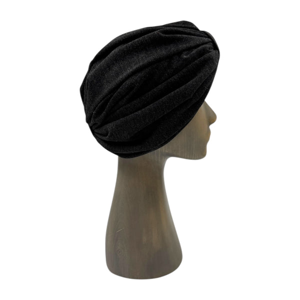 Tamno sivi viskozni turban