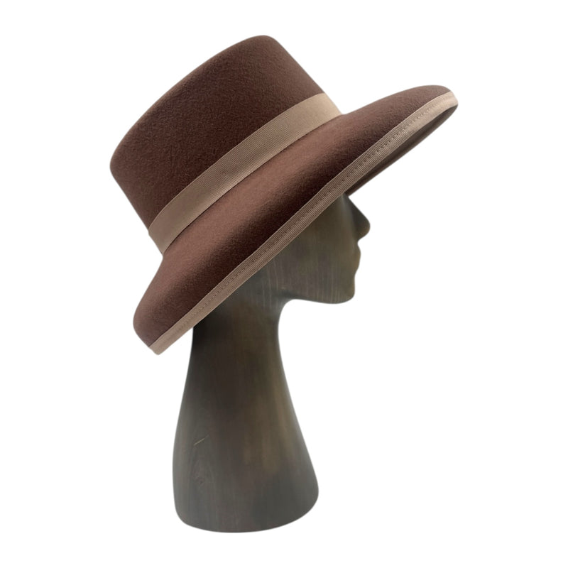 Taupe Lora hat