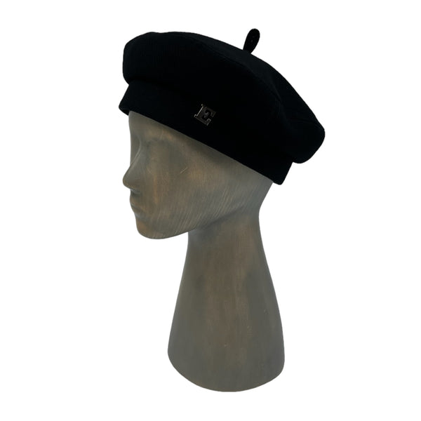 Black Lara Beret