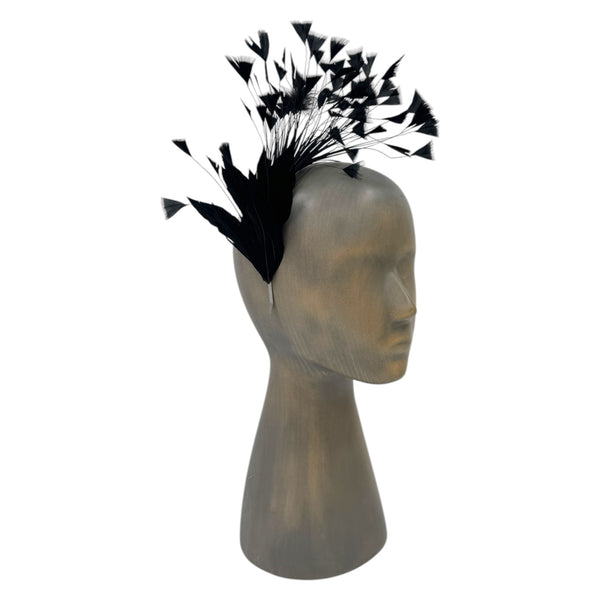 Black Feather fascinator