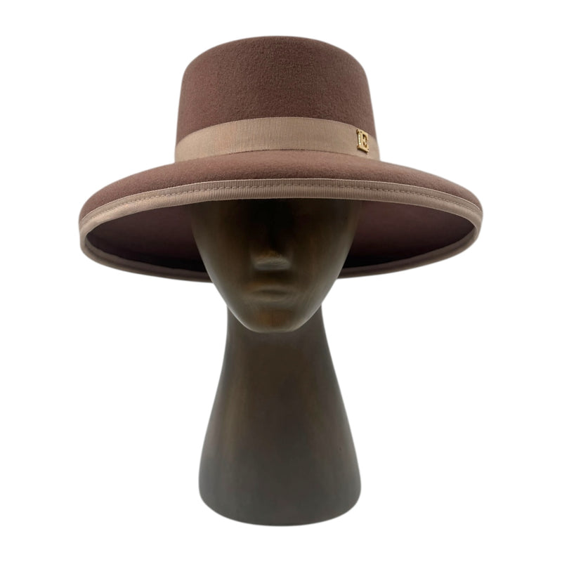 Taupe Lora hat