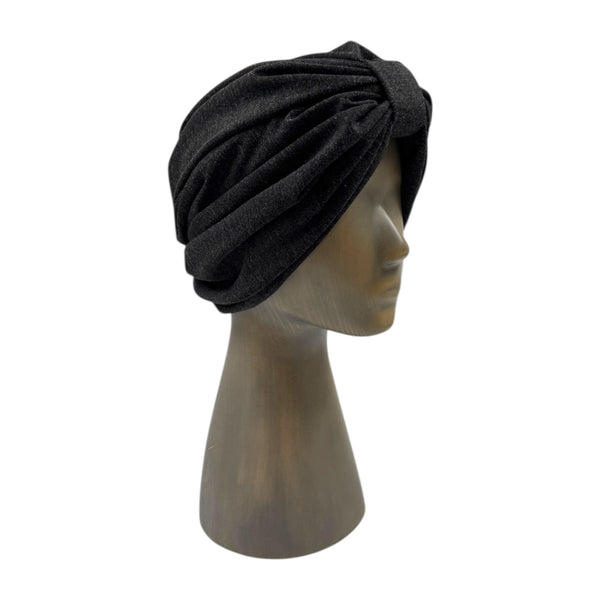Tamno sivi viskozni turban