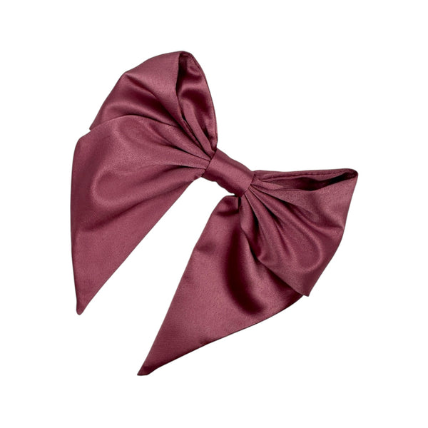 Crossed satin bow