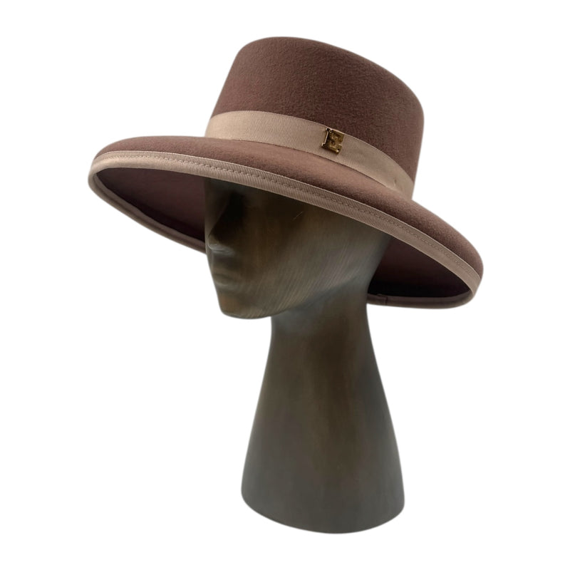 Taupe Lora hat