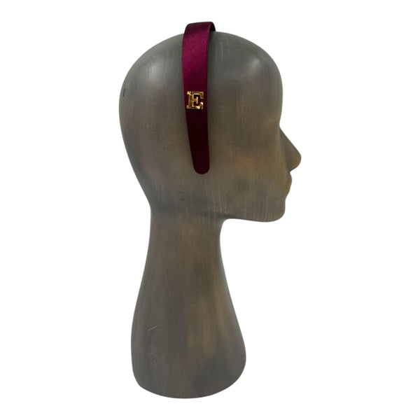 Cherry satin headband