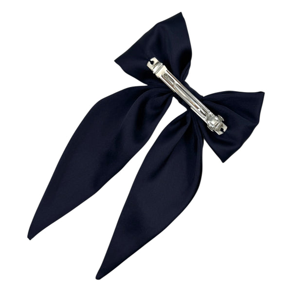 Long satin bow