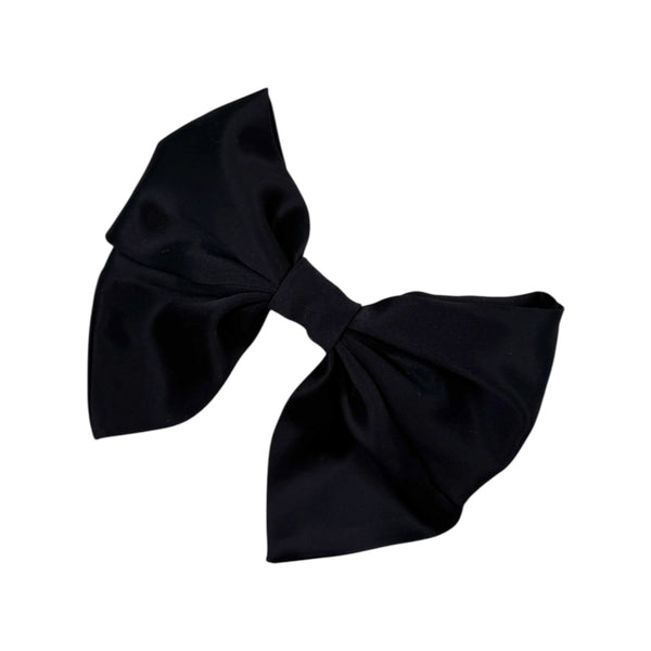 Crossed satin bow