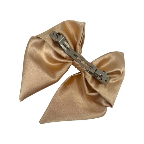 Crossed satin bow