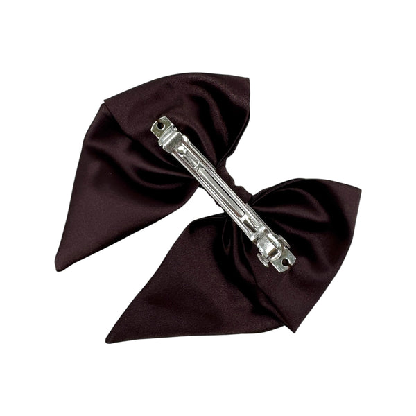 Crossed satin bow