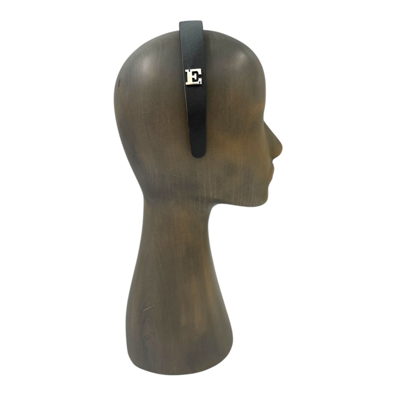 Grey satin headband