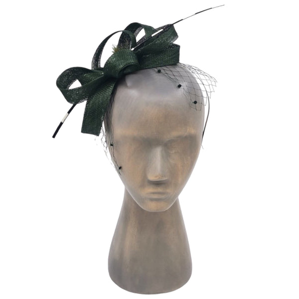 Zebra Feather fascinator