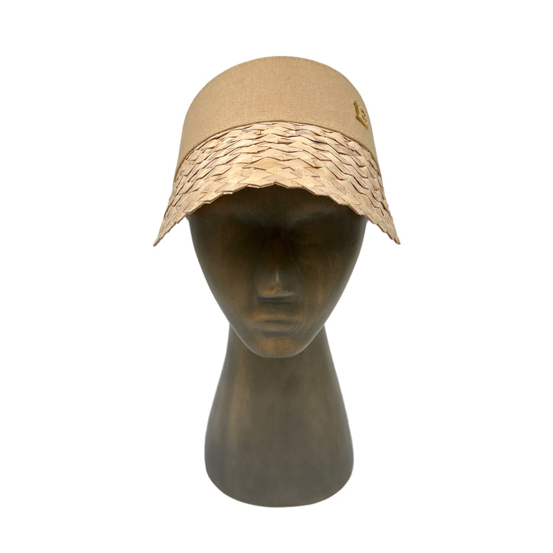 Jagged Beige Visor