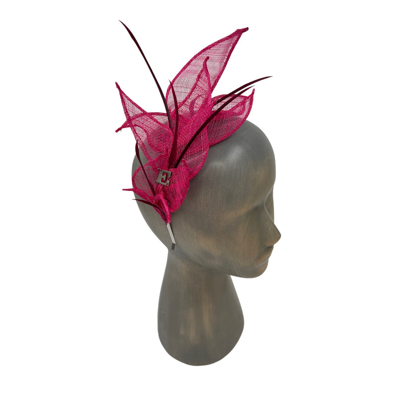 Pink Folio fascinator