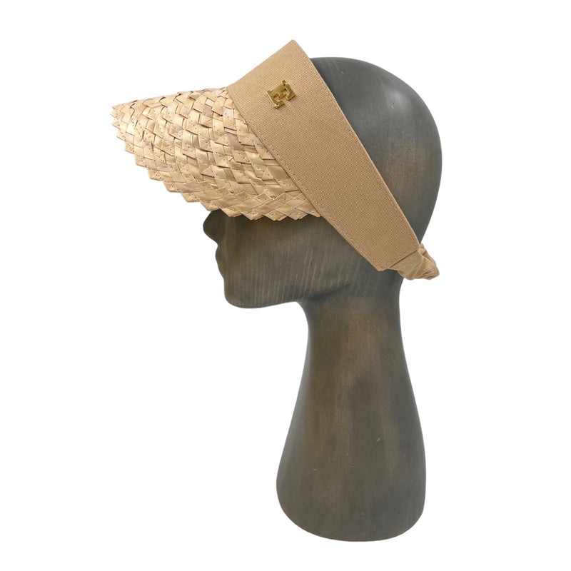 Jagged Beige Visor