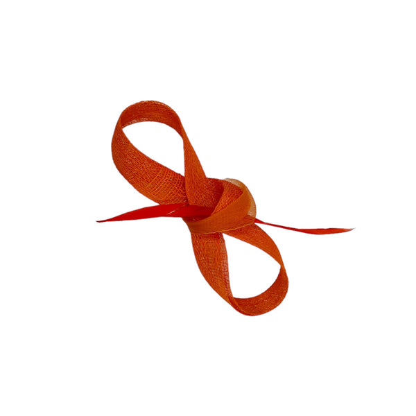 Narandžasta Mašna fascinator