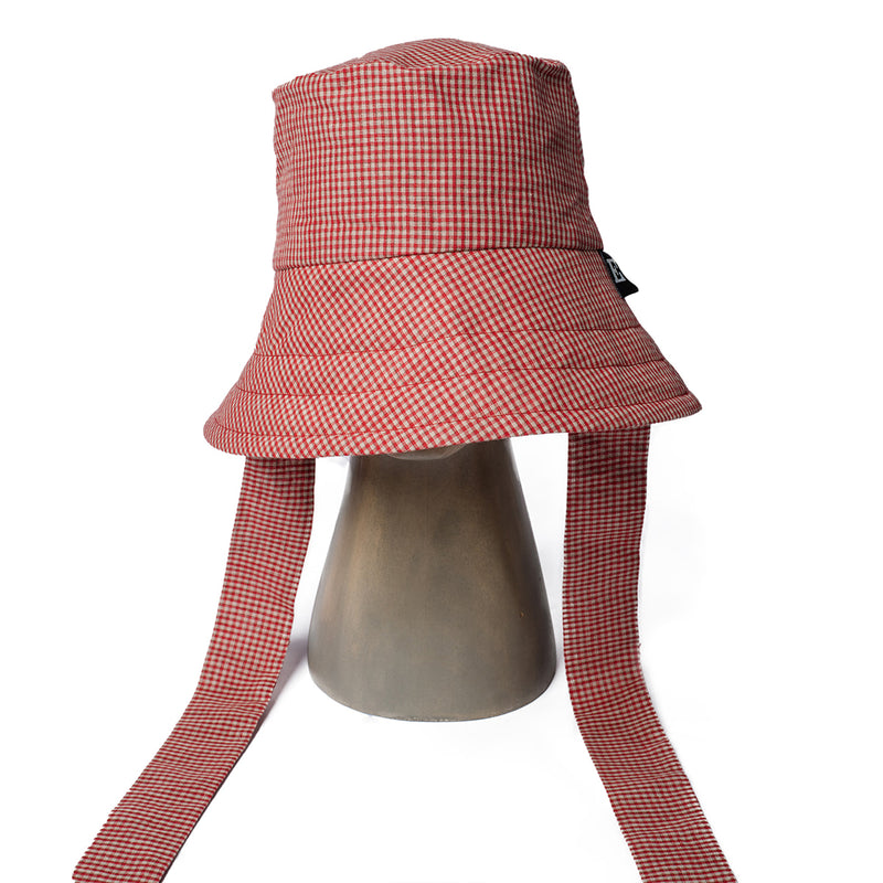 Karirani bucket šešir
