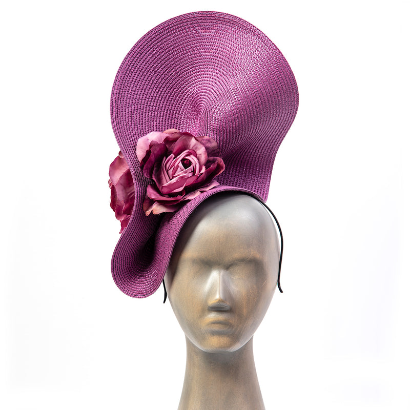 Fuksija fascinator